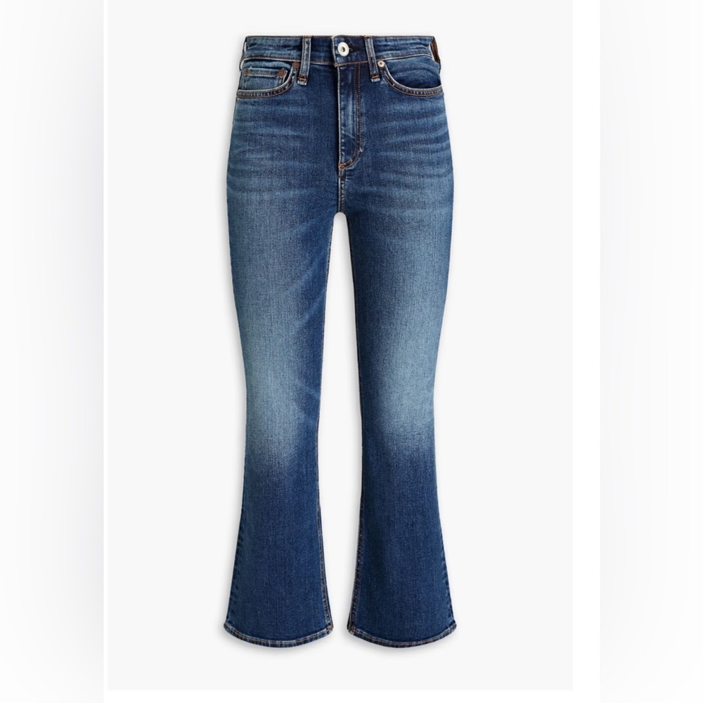 rag & bone | Hana faded High-rise Kick-flare Jeans | Size 30